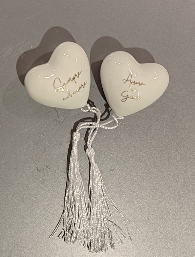 Bomboniera magnete palloncino cuore amore e gioia